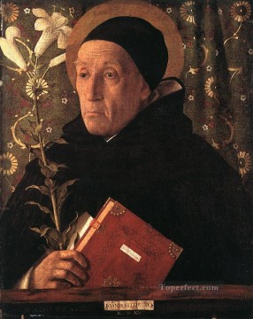 ウルビーノのテオドーロの肖像 ルネッサンス ジョヴァンニ・ベッリーニ Oil Paintings
